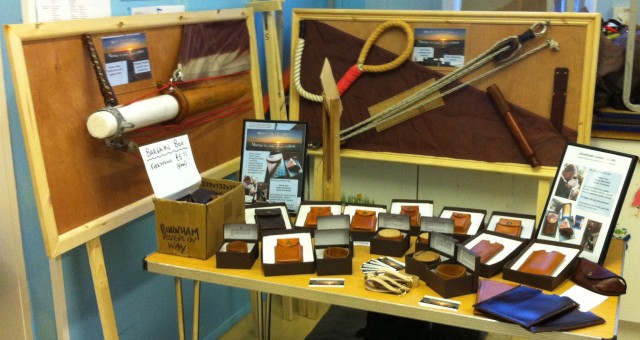 Blackwater Leather at a craft fair